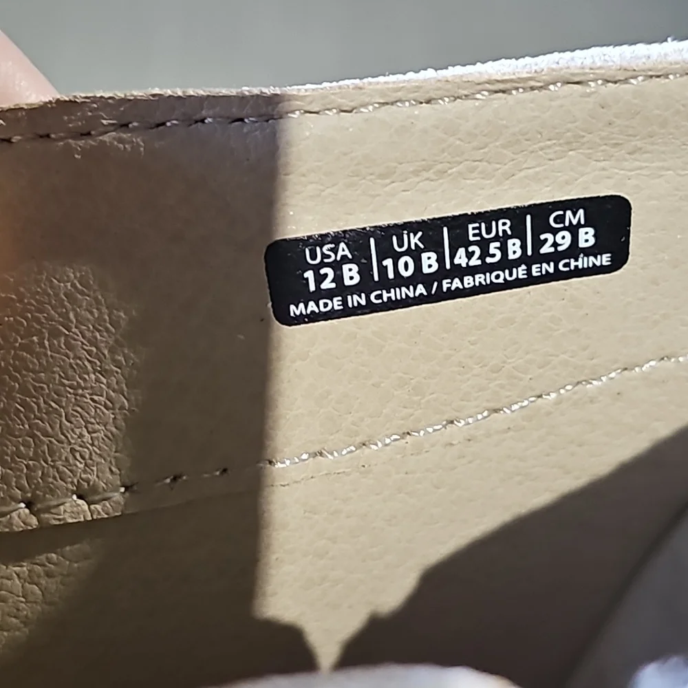 Spenco Manor Revitalign‎ Orthotic Cream Suede Ankle Boot Women's 12B New In Box